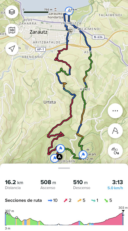 ruta movil z